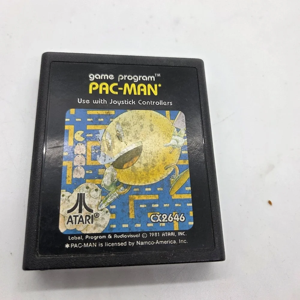 Pac-Man‎ Atari 2600 VCS Game Cartridge - Tested & Working - 1981 Namco Classic